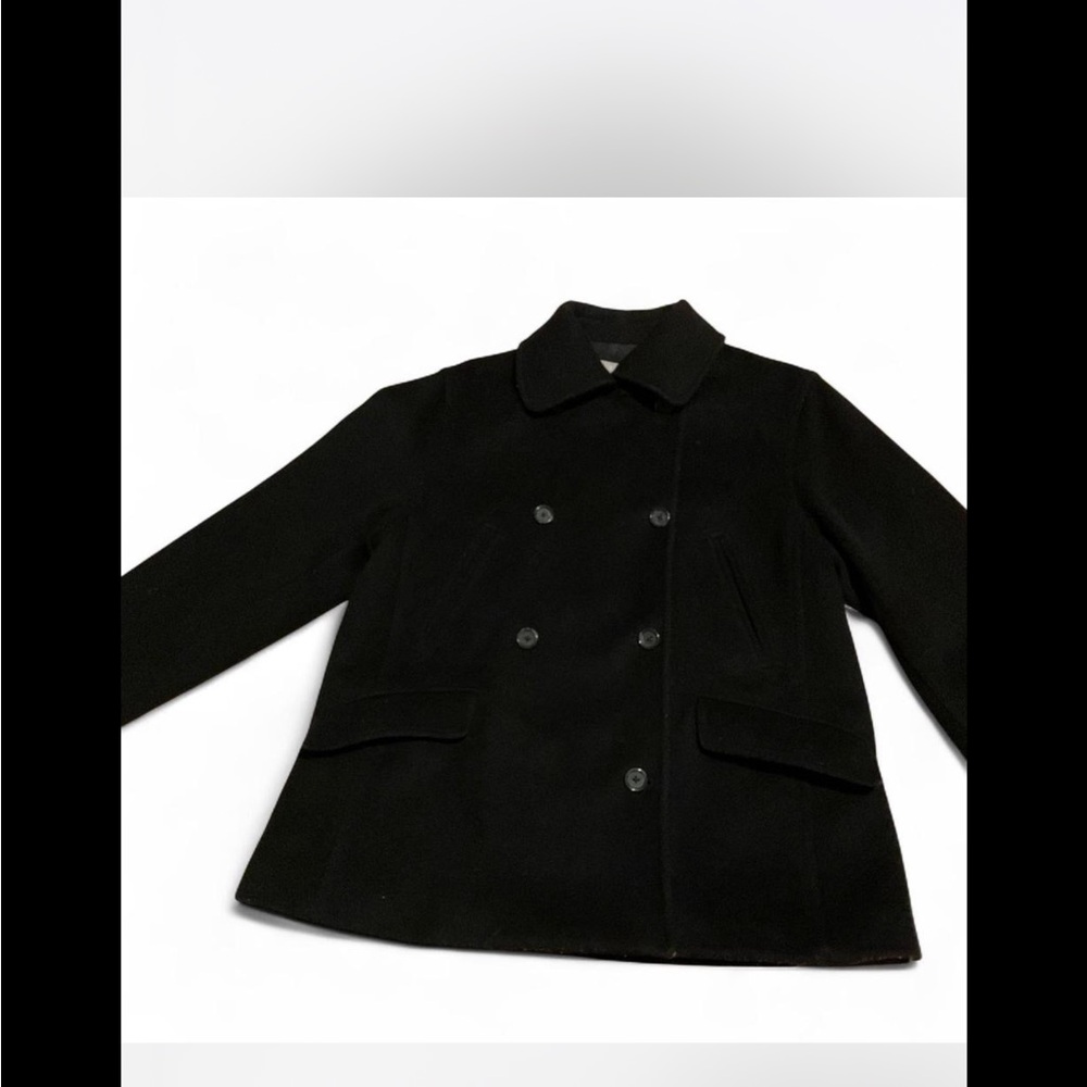 j. Crew Classic Black Women's Peacoat Wool blend
